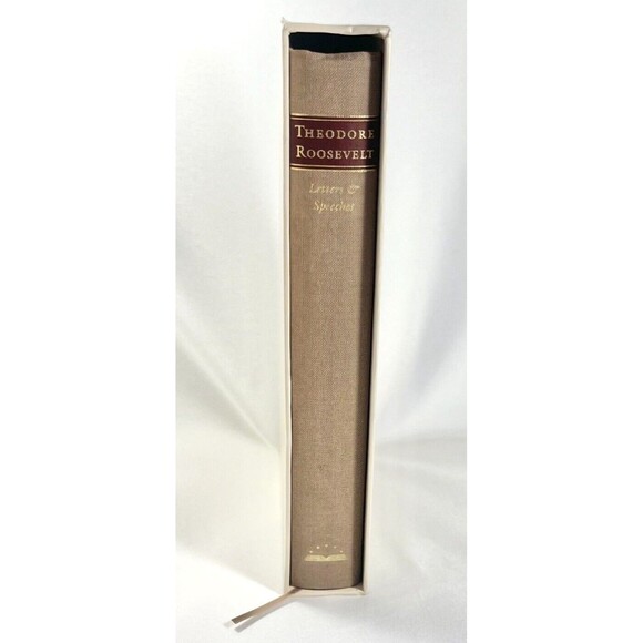 Theodore Roosevelt Letters & Speeches Library of America 2004 With Slipcover - Picture 2 of 11